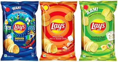 Lays Assorted Large Pack 2+1 Combo 246 g